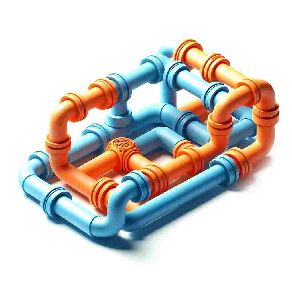 Rede Hidráulica com Vazamentos de Água