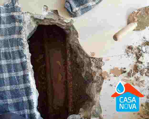 Infiltração e Vazamentos com Serviço Técnico por Conta Alta Sabesp